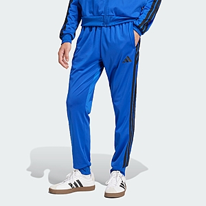 adidas men 3-Stripes Tricot Regular Tapered Track Pants $12.5 + Free Shipping