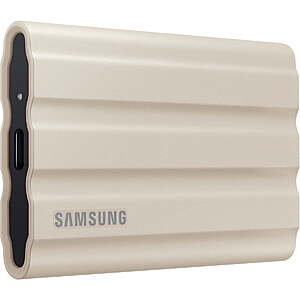 Samsung T7 Shield 1TB USB 3.2 Gen 2 Type-C Portable External SSD, Beige $129.99