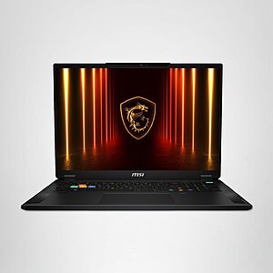 msi Stealth 18 HX AI 18” 120Hz UHD+ Intel Ultra 9-275HX, NVIDIA RTX 5090, 64GB DDR5, 2TB SSD, Win 11 Pro +Tomb Raider: Legacy of Atlantis & Star Wars: Galaxy Racer $3999