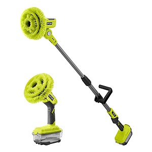 Ryobi ONE+ 18V Cordless Telescoping Power Scrubber with ONE+ 18V Cordless VORTEX Power Scrubber (Tools Only) $99