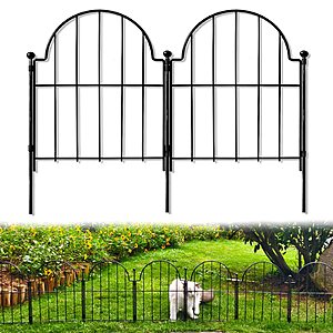 Blingluck Decorative Garden Fence, 17in(H) x 10.8ft(L), with Ground Stake $16.99