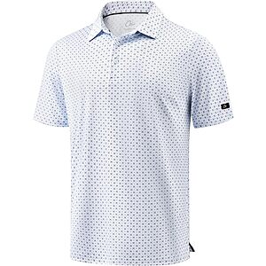 Obla Men's Dry Fit Golf Polo Shirts (Various) $13.99