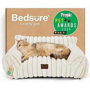 Bedsure ComfyFleece Couch for Pets (Small, 2 colors) from $21.75 + Free Shipping w/ Prime or on $35+