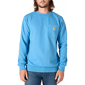 Carhartt Men's Garment Dye French Terry Crew Sweatshirt (Horizon Blue) $32.98 + Free Shipping on $49+
