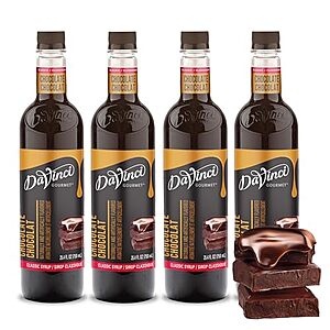 [SnS, AC] $13.50 | 4-Pack 25.4-Oz DaVinci Gourmet Classic Syrup (Chocolate) at Amazon ($3.38 each)