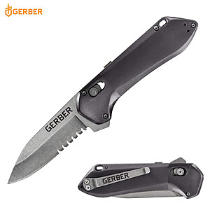 Gerber Highbrow Compact Serrated Folding Knife $22 + Free Shipping