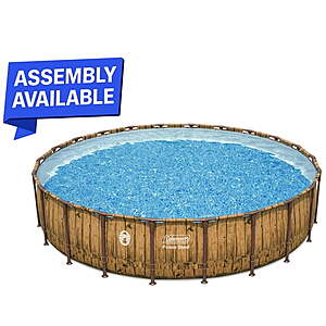 22' x 52" Coleman Power Steel Round Above Ground Pool Set $398.00 + Free Shipping