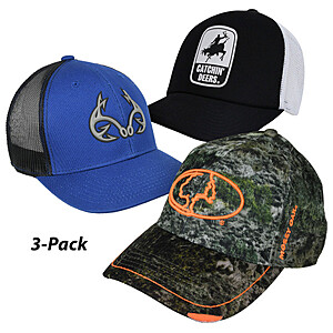 3-Pack Outdoor Adjustable Cap Bundle (Assorted Styles) $13.75 + Free S&H