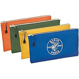 $29.98* | 4-Pk Klein Tools Canvas Zipper Bags at Amazon