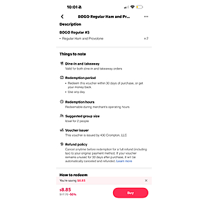 Jersey Mikes BOGO  $8.85