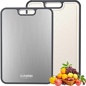 Titanium Cutting Board for Kitchen, Pure Titanium/PP, Size 16”×11” $29.55