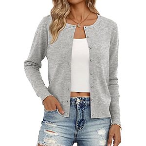 Trendy Queen Women's Lightweight Knit Cardigan $14.99