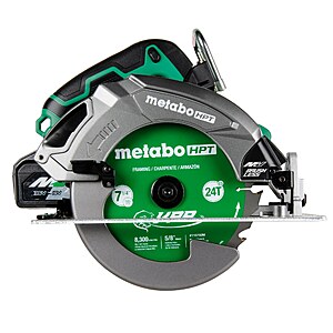 Metabo HPT 36-volt 7-1/4-in Brushless Cordless Circular saw kit (Battery Included and Charger Included) | C3607DBM $259