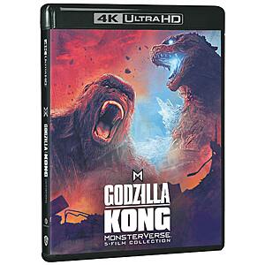 Godzilla/Kong MV 5-Film Coll (4K Ultra HD) [UHD] $49.99 plus extra 15% Off for new Gruv Accounts