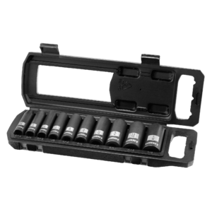 HART 10-Piece 3/8-inch Drive SAE Impact Socket Set, Chrome Vanadium with Storage Case, $15.97, Walmart