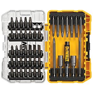 DEWALT Screwdriver Bit Set with Tough Case, 45-Piece (DW2166), Grey/Silver Screwdriving Set with Tough Case $14.99