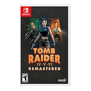 $19.99* | Tomb Raider IV-VI Remastered Starring Lara Croft (Nintendo Switch) at Amazon