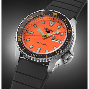 Seiko 5 Sports SKX Collection Automatic Watch - Black/Orange Model: SRPL89 $247