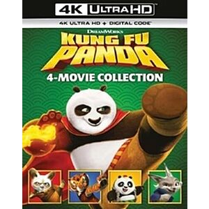 Kung Fu Panda 4-Movie Collection (4K Ultra HD + Digital) $47.49 Amazon.com