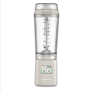Cuisinart Cordless Rechargeable Portable Blender for Smoothies & Shakes, Personal Smoothie, Compact For Travel, On-the-Go Use, Tan, PBL-100 $31.73