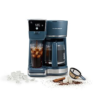Hamilton Beach 2-Way Drip Coffee Maker & Single Serve Coffee Machine $64.99