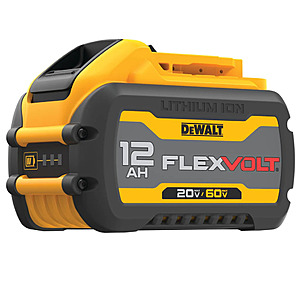DeWalt DCB6112 20V/60V MAX FLEXVOLT 12Ah Battery $239
