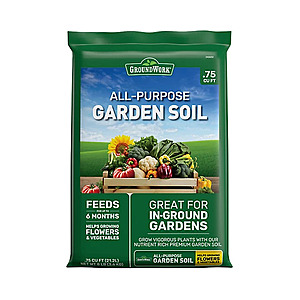YMMV GroundWork Garden Soil, 0.75 cu. ft. $2.19