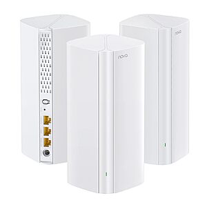 Tenda AX3000 WiFi 6 Mesh System Nova MX12– Whole Home Mesh WiFi Coverage up to 7,000 sq. ft., Dual-Band WiFi Mesh Network Replaces Wireless Router (3-Pack) $113.99