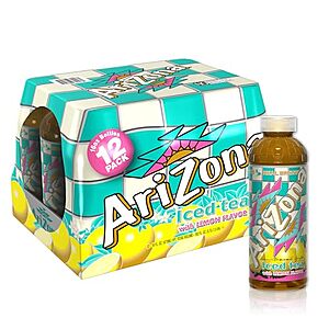 $6.99* | 12-Pack 16-Oz Arizona Lemon Tea Bottles at Amazon (58.3￠ each)