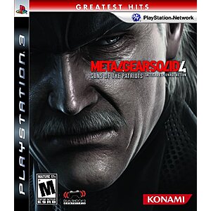 [AC] $16.24 | Metal Gear Solid 4: Guns of the Patriots (PlayStation 3) at Amazon