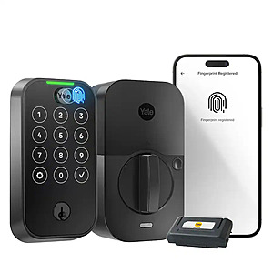 Yale - Assure Lock 2 - Smart Lock Wi-Fi Deadbolt with Touchscreen Keypad | Fingerprint Access - Black Suede $189.99 Bestbuy.com