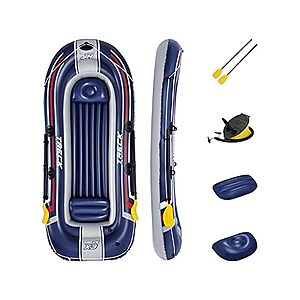 $39.99: Bestway Hydro Force Treck X3 10'1" Inflatable Raft Set with Oars & Foot Pump at Woot!