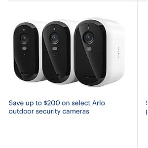 Save up to $200 on select Arlo Outdoor Security Cameras Bestbuy.com