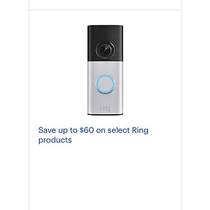 Save up to $60 on select Ring Products Bestbuy.com