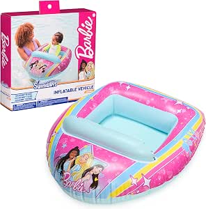 SwimWays Barbie Inflatable Boat Water Vehicle $4.13 + Free Shipping w/ Prime or on orders over $35