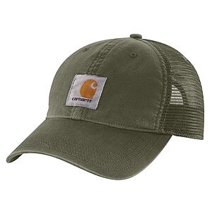Carhartt Men's Buffalo Sandstone Meshback Cap (Basil) $14.77 + Free Shipping w/ Prime or on orders over $35