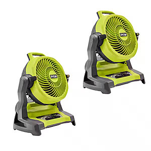 18V ONE+ WHISPER SERIES 7.5" Bucket Top Misting Fan (2-Pack) - $69.99