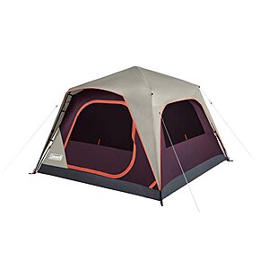 Coleman Skylodge Instant Tent with Rainfly, 4/6/8 Person Family Tent Sets Up in a Minute, Includes Pre-Attached Poles & Carry Bag, from $213.99