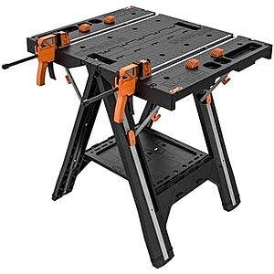 Worx Pegasus 2-in-1 Folding Work Table & Sawhorse $110 + Free S&H