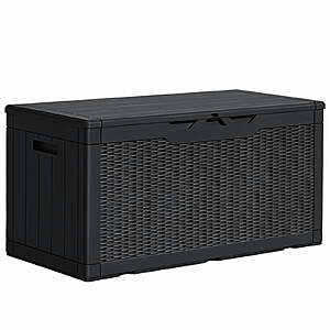 [AC]Homall 100-Gallon Outdoor Storage Resin Deck Box (Black) $62.19 + Free Shipping