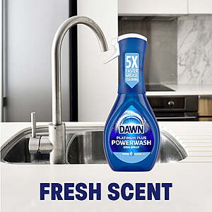$3.94/get $2 Walmart Cash 16-Oz Dawn Powerwash Spray Dish Soap Refill (various)