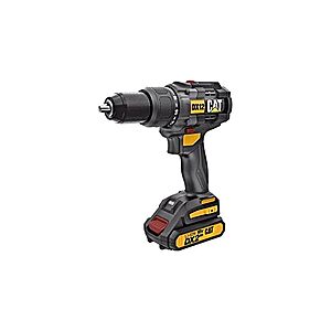 CAT DX12 18V 1/2” Brushless Hammer Drill w 2 Batteries + Charger $88 + Free Prime Shipping $88.99