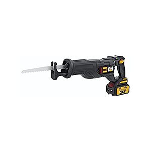 CAT DX52 18V Cordless Reciprocating Saw w 2 Batteries + Charger $96 + Free Prime Shipping $96.99
