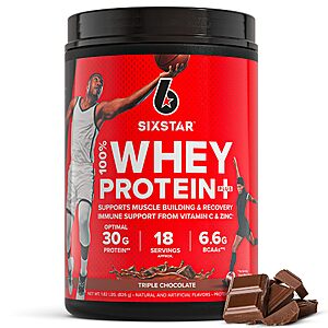 [S&S] Six Star Whey Protein Powder Plus - Vanilla Cream, 1.8LB 1.8 LB $13.04 (before tax) Amazon