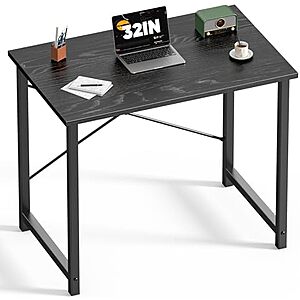 $19.99* | DUMOS 32 Inch Small Computer Desk for Home Office, Black at Amazon