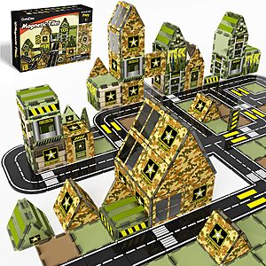 Amazon – GobiDex Army Magnetic Tiles Building Set $11.89 w/ Code