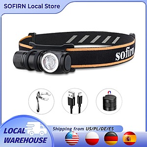 Sofirn HS10 Mini Rechargeable Headlamp 1100lm Magnetic Tail 2 Groups $13.04 + Free Shipping