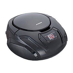 PROSCAN Elite Portable CD Boombox with AM/FM Radio (Black) $8.99 + Free S&H w/ Prime at Woot!