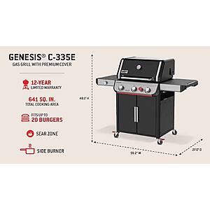 Weber Genesis C-335E Gas Grill $649.99