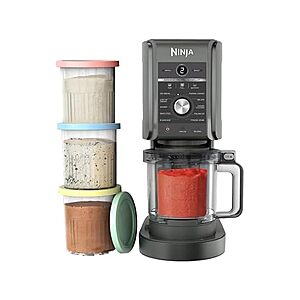 Refurb: Ninja CREAMi Deluxe 11-in-1 Ice Cream & Frozen Treat Maker w/ 4 Pints and 2 Lids $100 + Free Shipping w/ Prime